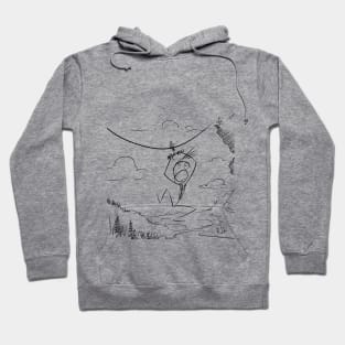 Zip-line Stick Hoodie